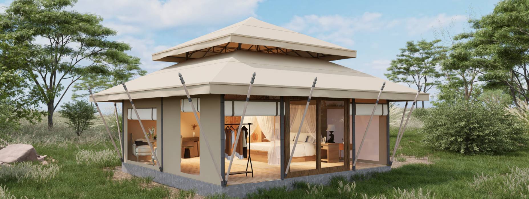 珠晖区户外野奢帐篷